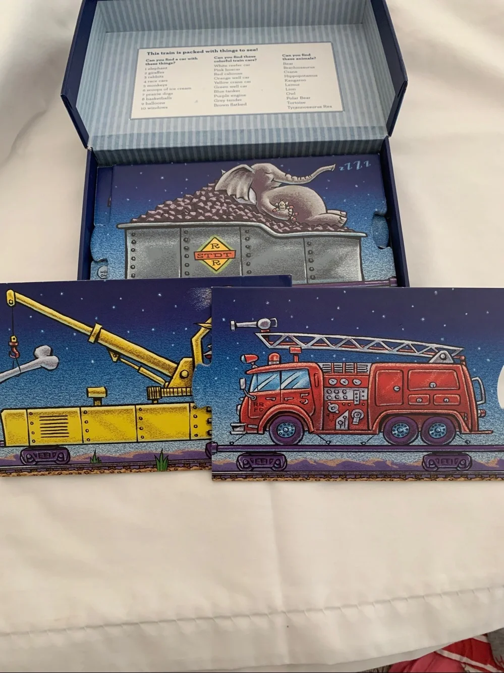 Steam Train, Dream Train Puzzle - Blue/Red